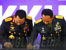 Kapolri dan Panglima TNI Teken Deklarasi Komitmen Netralitas Pada Pemilu 2024