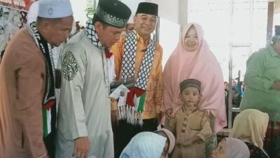 Yusri Adha Caleg DPRD Batu Bara Ajak Masyarakat Batu Bara Peduli Palestina