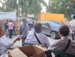 Kantor Bahwaslu Ramai Sejumlah Wartawan Batubara