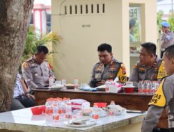 Kapolres Ajak Personil Coffe Morning di Polsek Indrapura