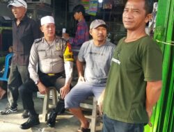 Ujung Tombak Cooling System Pemilu Bhabinkamtibmas Polsek Indrapura  Lakukan Hal Demikian