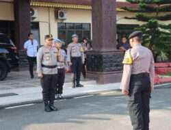 Polres Batubara Gelar Apel Pergeseran Pasukan Pengamanan TPS, Kerahkan 362 Personil
