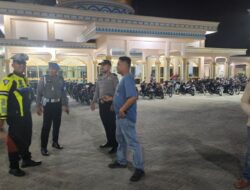 Beri Rasa Aman Saat Beribadah, Jajaran Polres Batubara Laksanakan Pengamanan Ibadah Sholat Tarawih