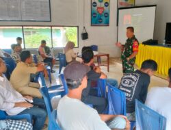 Danramil 03 Lima Puluh Berikan Penyuluhan Cara Masuk TNI