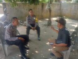 Personil Sat Binmas Polres Batubara Himbau Warga Jangan Mengganggu Ketenangan Orang Saat Melakukan Ibadah