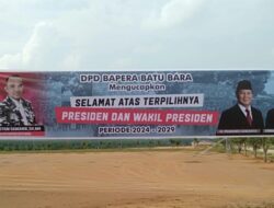 Bentuk Dukungan, Spanduk DPD Bapera Didepan Kantor Bupati Batubara