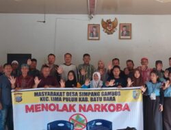 Polsek lima Puluh Gelar Sosialisasi Anti Narkoba