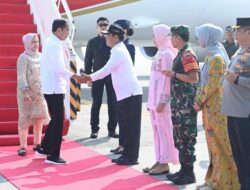 Pj Gubernur Hassanudin Sambut Kedatangan Presiden RI Joko Widodo Kunker ke Sumut,