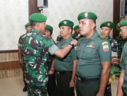 Dandim 0208/As ,Pimpin Upacara Pelantikan Naik Pangkat