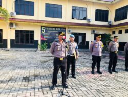 Pimpin Apel Pagi Kabag Ops Ajak Personel Tingkat Kinerja Sesuai Penekanan Pimpinan