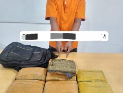Ungkap Kasus Narkoba, Polres Batu Bara Amankan Seorang Pria Dengan Barang Bukti 7 Kg Daun Ganja Kering