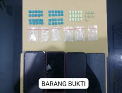 3 Tersangka Pengedar Narkoba Diringkus, 72 Butir Pil Ekstasi Disita