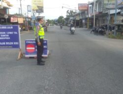 Pengaturan Lalin Pagi hari Bentuk Pelayanan Satlantas Polres Batu Bara Kepada Masyarakat