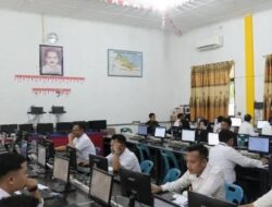 KPU Batu Bara Gelar Ujian CAT Untuk PPK