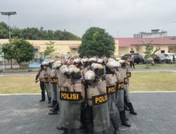 Dalmas Polres Batubara Lakukan Pembinaan Fisik Jasmani