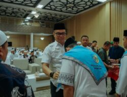 Jelang Pemberangkatan, Jemaah Calon Haji Batu Bara Di Tepung Tawari