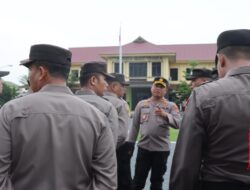 Jelang Kunker Kapolda Sumut, Polres Batubara Cek Personil
