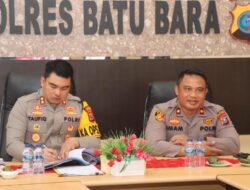 Polres Batu Bara Bersama Para Tokoh Ikuti Kegiatan Zoom Meeting, Dukung & Songsong Indonesia Emas 2045