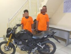 Pelaku Curanmor Diamankan Bersama Barang Bukti Sepeda Motor ,