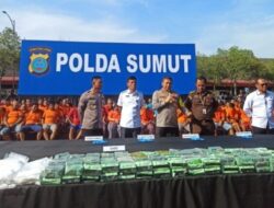 Sebanyak 386 Kasus Narkotika Diungkap Polda Sumut.