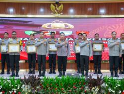 Kapolres Batubara Terima Penghargaan Dari Menteri Keuangan