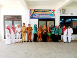 TP PKK Provsu Monitoring Pelaksanaan IVA Test di Kecamatan Talawi