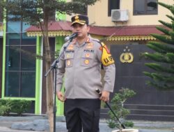 Tegas Disampaikan Kapolres Kepada Personil Terus Perangi Narkoba & Judi Serta Gen Motor