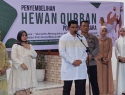 Dihari Raya Idul Adha 1445 H , Polres Batubara Sembeli 10 Ekor Hewan Qurban
