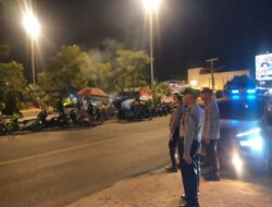 Patroli Dialogis malam hari dilaksanakan Polsek Indrapura Polres Batubara