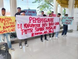 Aktivis Mahasiswa Peduli Daerah Minta Kadis PUTR Mundur