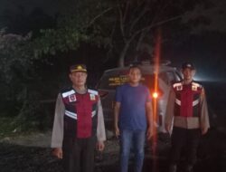 Satmapta Polsek Lima Puluh Patroli Malam Hari ,Guna Menjaga Kamtibmas