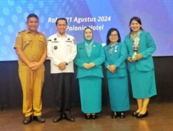 Lomba HKG PKK Prov. Sumut Tahun 2024, TP PKK Kabupaten Simalungun Raih Pengharagaan.