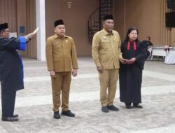 PJ. Bupati Batubara Lantik Dua Seketaris PU & Perkim