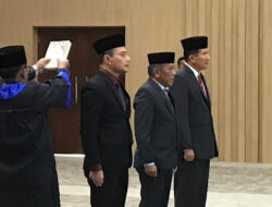 Pj Bupati Lantik 3 Pejabat Eselon II Pimpinan Tinggi Pratama