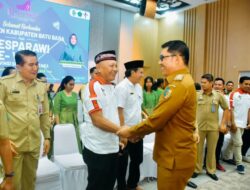 Pj. Bupati Batu Bara Lepas Kontingen Pesparawi ke-V Tingkat Provsu