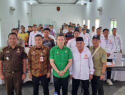 PJ Bupati Buka Rakerda KONI Serta Beri Tali Asih Atlit PON XXI Asal Batu Bara