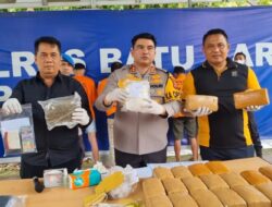 Satnarkoba Kembali, Ungkap Kasus Shabu 1 & Daun Ganja 21 Kg