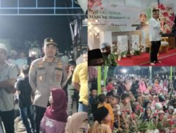Pengamanan Maulid Nabi Muhammad SAW yang Dihadiri Paslon Bupati Batubara No. Urut 1