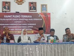 Camat Lima Puluh Pesisir Hadiri Rapat Pleno DPSHP Untuk Pilkada 2024