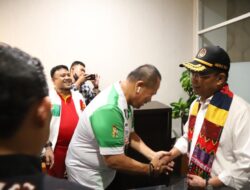 Calon Bupati Batu Bara H. Baharuddin Sambut Kedatangan Menteri PMK