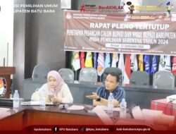 KPU Batubara Tetapkan 3 Calon Bupati dan Wakil Bupati Batubara