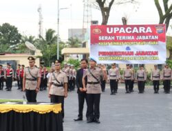 Kapolres Batubara Pimpin Sertijab Kasat binmas & Pengukuhan Kasi Propam