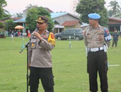 113 Personil Polres Batubara Dipersiapkan Pengamanan Pencabutan Nomor Para Paslon Bupati