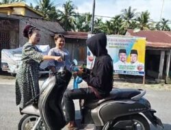 Warga Pematang Rambai Tekat Menangkan Bahagia, Nekat Bagikan Bubur Gratis