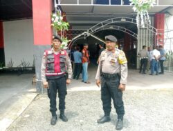Samapta Polres Batubara Pam Kampanye Calon Gubernur Sumatera