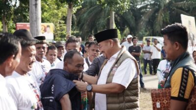 Kembali, Tim Relawan Bahar – Safrizal Dikukuhkan Kemenangan Didesa Karang Baru