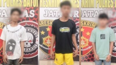 Tiga pelaku berikan rudal paksa kepada anak dibawak umur, Selasa (29/10/2024)