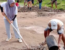 Semangat ‘Marharoan Bolon’ Panguluh Ajak Warga Bersihkan Lingkungan