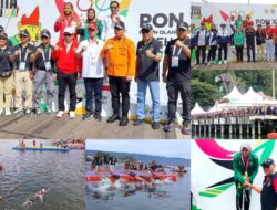 Ini Atlet Peraih Medali Renang Terbuka PON XXI 2024 di Perairan Danau Toba Parapat.