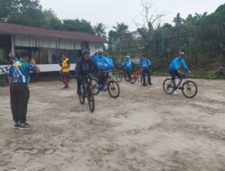 Sambil Bersepeda, Kapolres Cooling System Di Lingkungan PT Lonsum